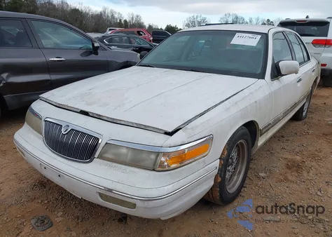 1997 Mercury Grand Marquis Gs из США, поврежденный, VIN 2MELM74W6VX732178